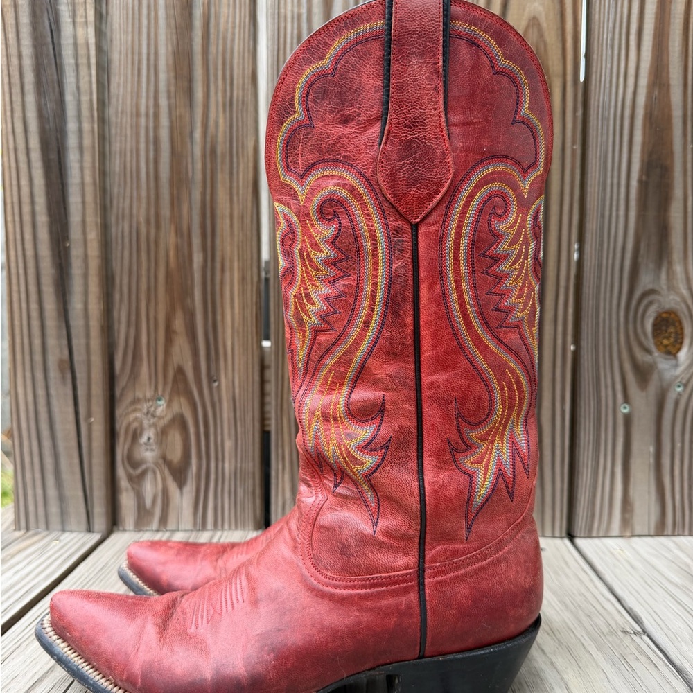 Vintage style ML Leddy Vaquero Boots 8.5 Women - Picture 4 of 9